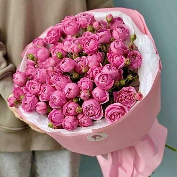 зображення_viber_2025-03-28_08-58-43-914 Букет із 15 рожевих кущових троянд Місті Баблз