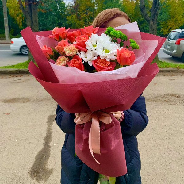 Букет з квітів "Казковий ранок"